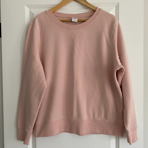 Amazon Essentials Pink Crewneck Sweatshirt – Women’s XL – Cozy Fleece Pullover - Picture 1 of 7